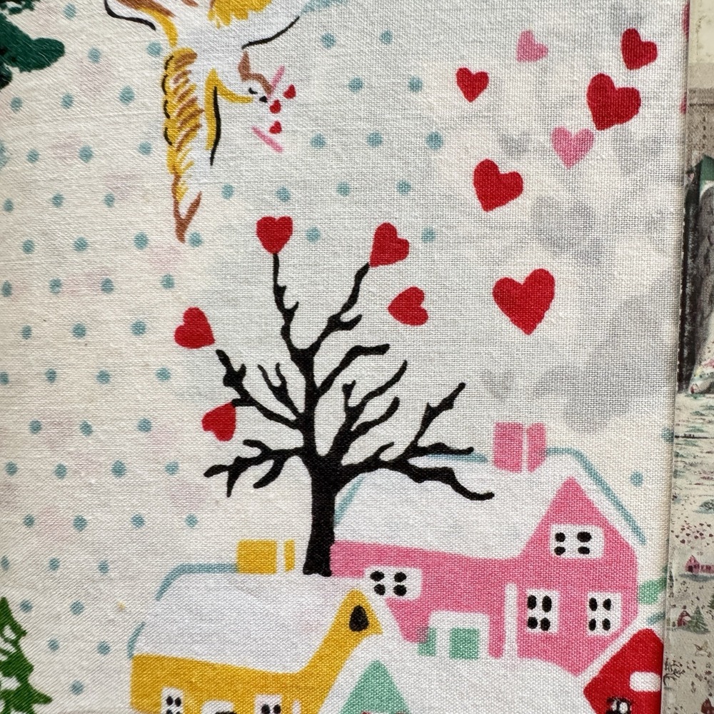 Cath Kidston London 3 Pc TWIN Christmas Village Winter Sheet Set 100% Cotton - Picture 6 of 10